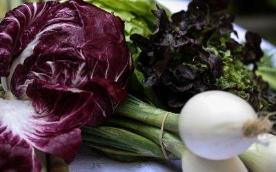 Fotografía de verduras frescas