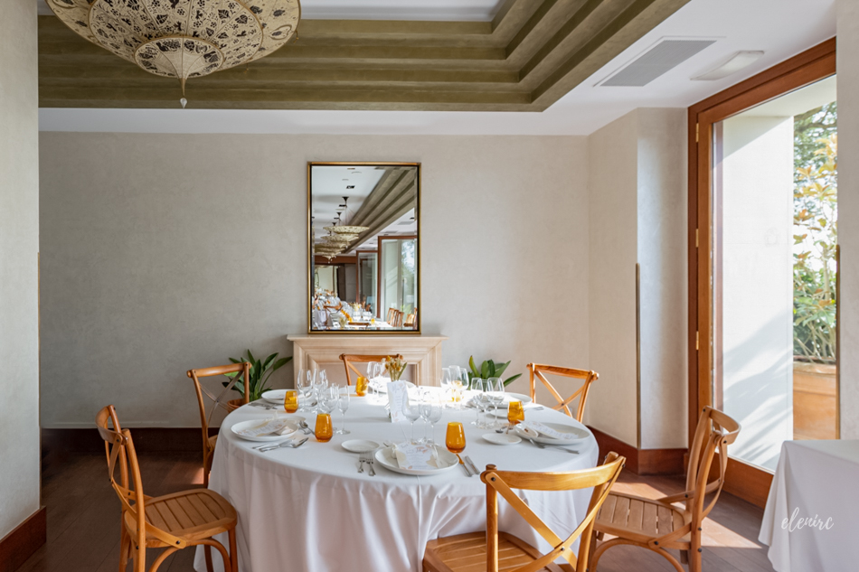 Fotografía de espacios Hotel 5 estrellas en Barcelona por Elena Rubio elenirc en Gran Hotel la Florida salón comedor detalle