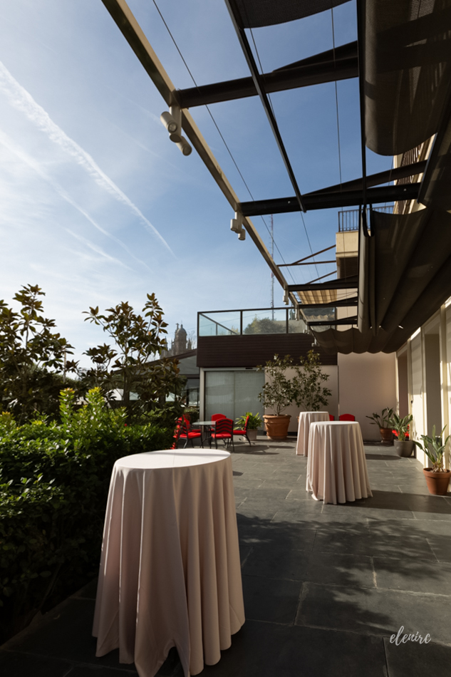 Fotografía de espacios Hotel 5 estrellas en Barcelona por Elena Rubio elenirc en Gran Hotel la Florida Terraza aperitivo 2